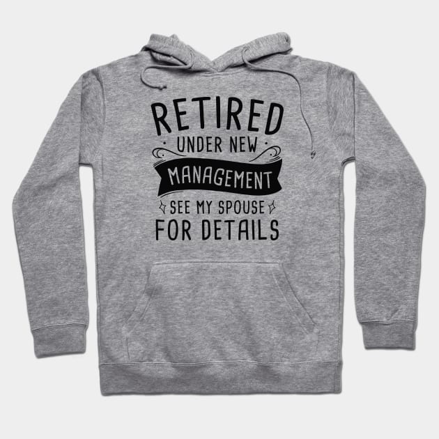 Retired Hoodie by LuckyFoxDesigns